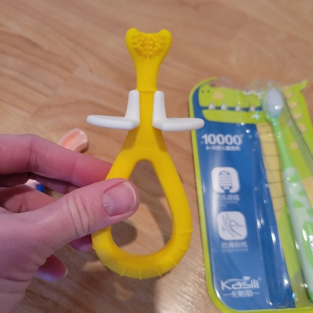 Baby Toothbrush And Hairbrush Bundle New